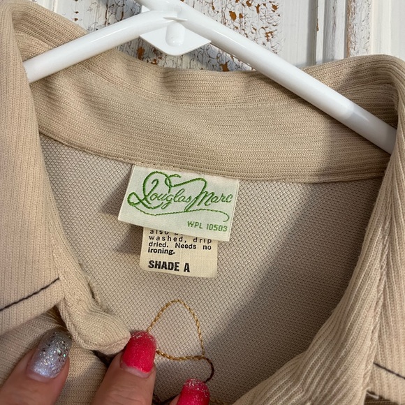 Three piece polyester leisure suit vintage Douglas Marc - Picture 6 of 11